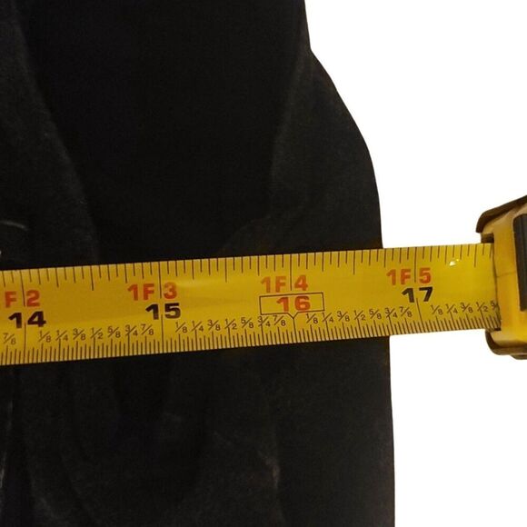 POL Black Distressed Lace Back Tank Top Size L - Picture 8 of 9